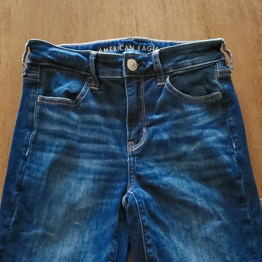 AE Next Level Stretch Hi-Rise Jeggings sz 4 Regular